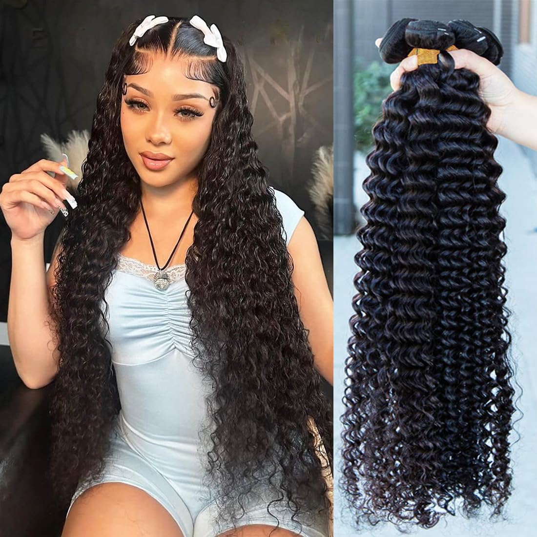 Deep Wave Hair Bundle