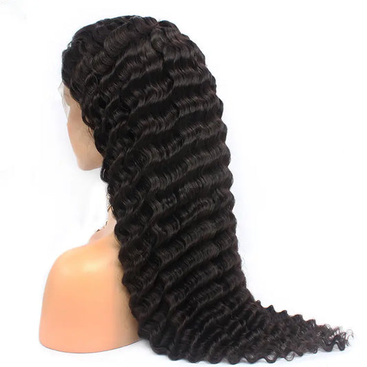 13x4 Luxury Lace Front Wig- Deep Wave